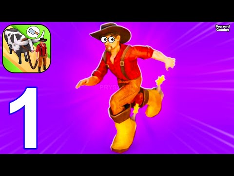 Gameplay Walkthrough Part 1 Cowboy Ranch Simulator (iOS, Android) - YouTube