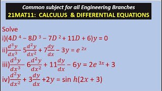 Solution higher order nonhomogeneous differential equations of type-I