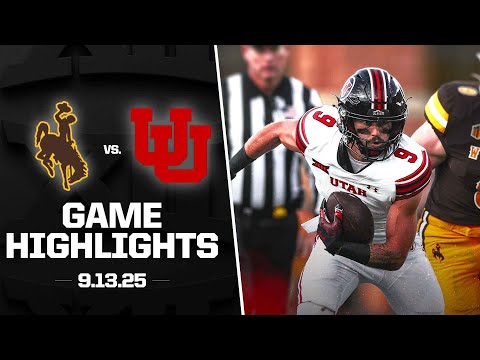 #20 Utah vs. Wyoming Game Highlights | 2025 Big 12 Football