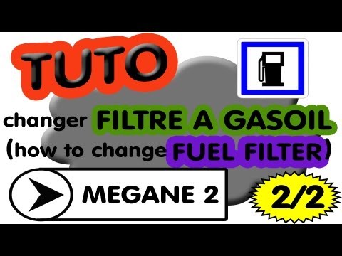 comment demonter filtre a gasoil megane 2