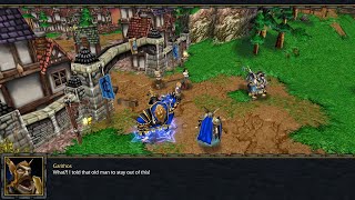 Garithos saves Strahnbrad from an Orc invasion