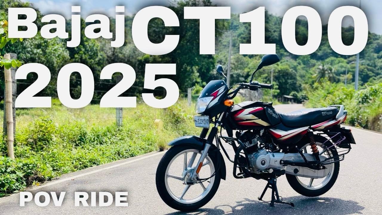 Bajaj CT100 ES 2025 POV Ride – Real Sound |Sri Lanka Ride Review |GOPRO HERO 9 BLACK - SL POV HUB 4K