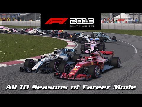 F1 2018 - All 10 Seasons of Career Mode