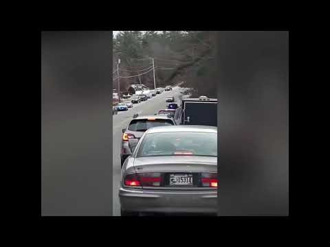 Police Spike Strip Causes Accident #Twitter