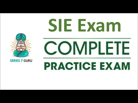 SIE Exam Series 7 Guru FREE Practice Test EXPLICATED.  Hit pause, answer, hit play to reveal answer.