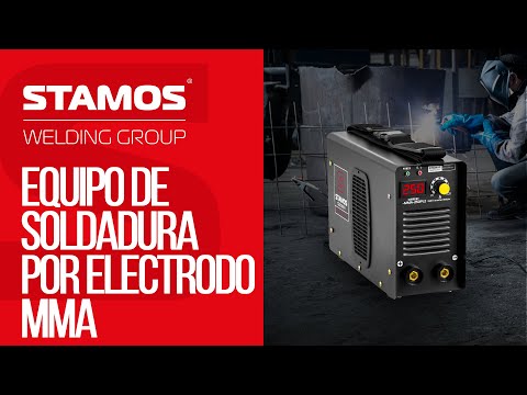 vídeo - Ocasión Equipo de soldadura por electrodo MMA - 250 A - cables de 8 m - Hot Start - PRO