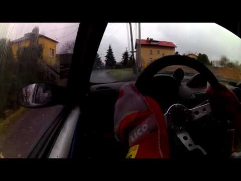 6 runda ATM Rally & Race GC M. Legierski A. Zięba OS1 06.11.2016 (Reksio i urwany wahacz)