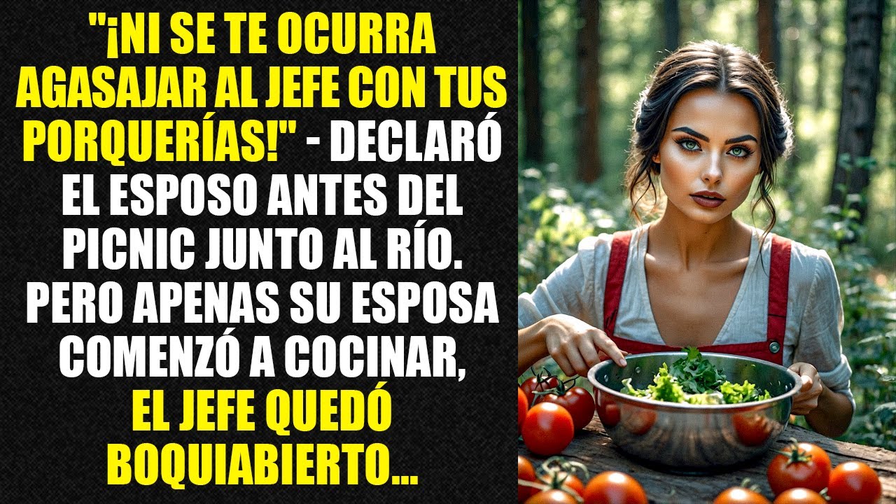 "¡Ni se te ocurra agasajar al jefe con tus porquerías!" - declaró el esposo antes del picnic...