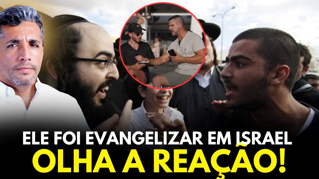 IMPACTANTE! FOI FALAR DE JESUS EM ISRAEL E A REAÇÃO DAS PESSOAS FOI IMPRESSIONANTE