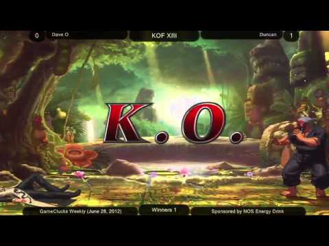 Dave O vs Duncan - KOF XIII - Thursdays @ GameClucks - GCFGL Week Seventeen