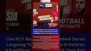 Download lagu Live RCTI Malam Hari! Ini Jadwal Siaran Langsung Timnas Indonesia di Putaran 4 Kualifikasi Piala mp3