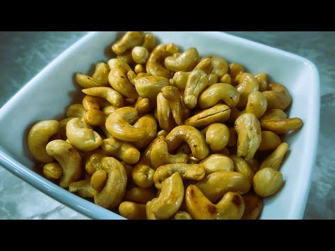 Rezept für geröstete Cashewnüsse, Wie man Cashewnüsse in einer Pfanne ohne Öl röstet?