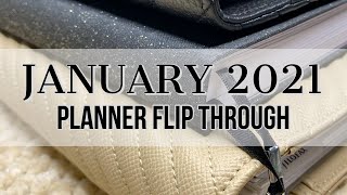 January 2021 Planner Flip Through