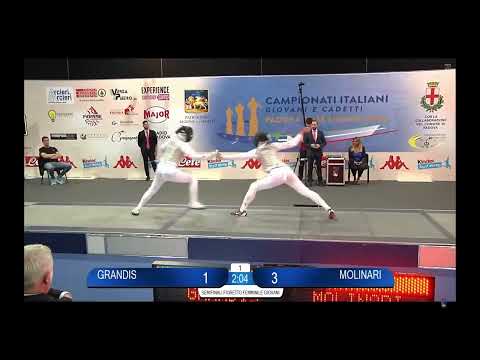 Italian Championships 2023 JWF - GOLD - Aurora Grandis v Matilde Molinari