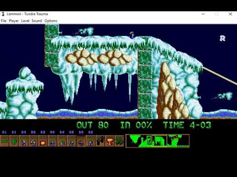 Lemmings Custom Level - Tundra Trauma