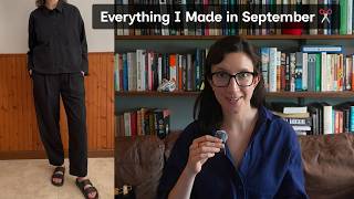 September Sewing - Everything I made this month