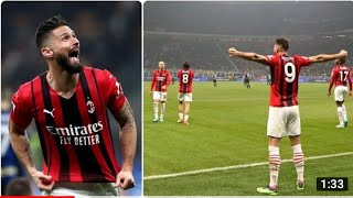 🔥Olivier Giroud WINNING GOAL vs Inter Milan | Olivier Giroud Goal | AC Milan vs Inter Milan 2-1