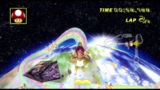 Mario Kart Wii - How To Beat Rainbow Road Fast Staff Ghost