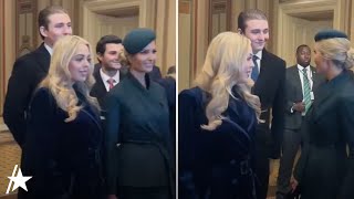 Barron Trump PHOTOBOMBS Ivanka Trump &amp; Tiffany Trump At Donald Trump’s Inauguration
