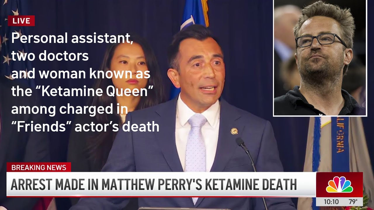 Press conference: Arrest made in Matthew Perry's death