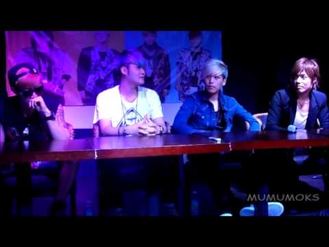 [HD FANCAM] M.I.B SINGAPORE FANMEET (INTRO + Q&A) 130524