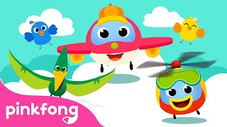Download lagu Pesawat Terbang dan Teman-teman | Lagu Mobil Anak Anak | Pinkfong Baby Shark mp3
