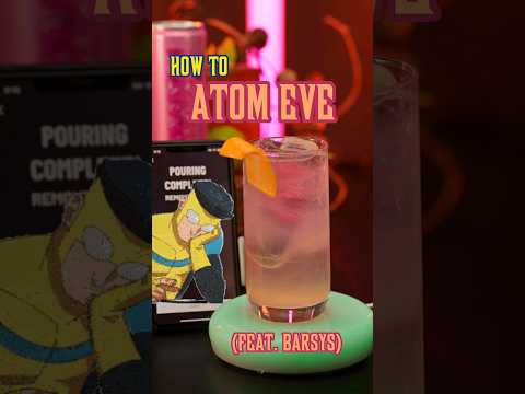 How To Make Atom Eve (Cocktail Inspired by Invincible) #atomeve #invincible #sincitybartender