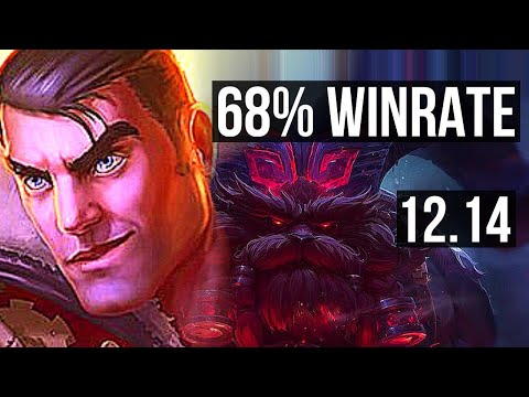 JAYCE vs ORNN (TOP) | 68% winrate, 3/1/4 | EUW Master | 12.14