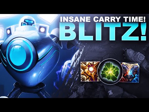 AN INSANE BLITZCRANK CARRY! - Climb to Master S11 | League of Legends