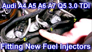 Fitting New Fuel Injectors/Seals On A 3.0 TDI For The Audi A4, A5, A6, A7 and Q5 2010 to 2015