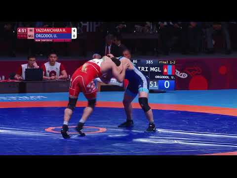 GOLD FS - 86 kg: Hassan YAZDANI (IRI) v. U. ORGODOL (MGL)