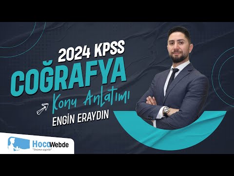 33) KPSS 2024 COĞRAFYA ENGİN ERAYDIN TÜRKİYE'DE DOĞAL AFETLER VE ÇEVRE KORUMA -2