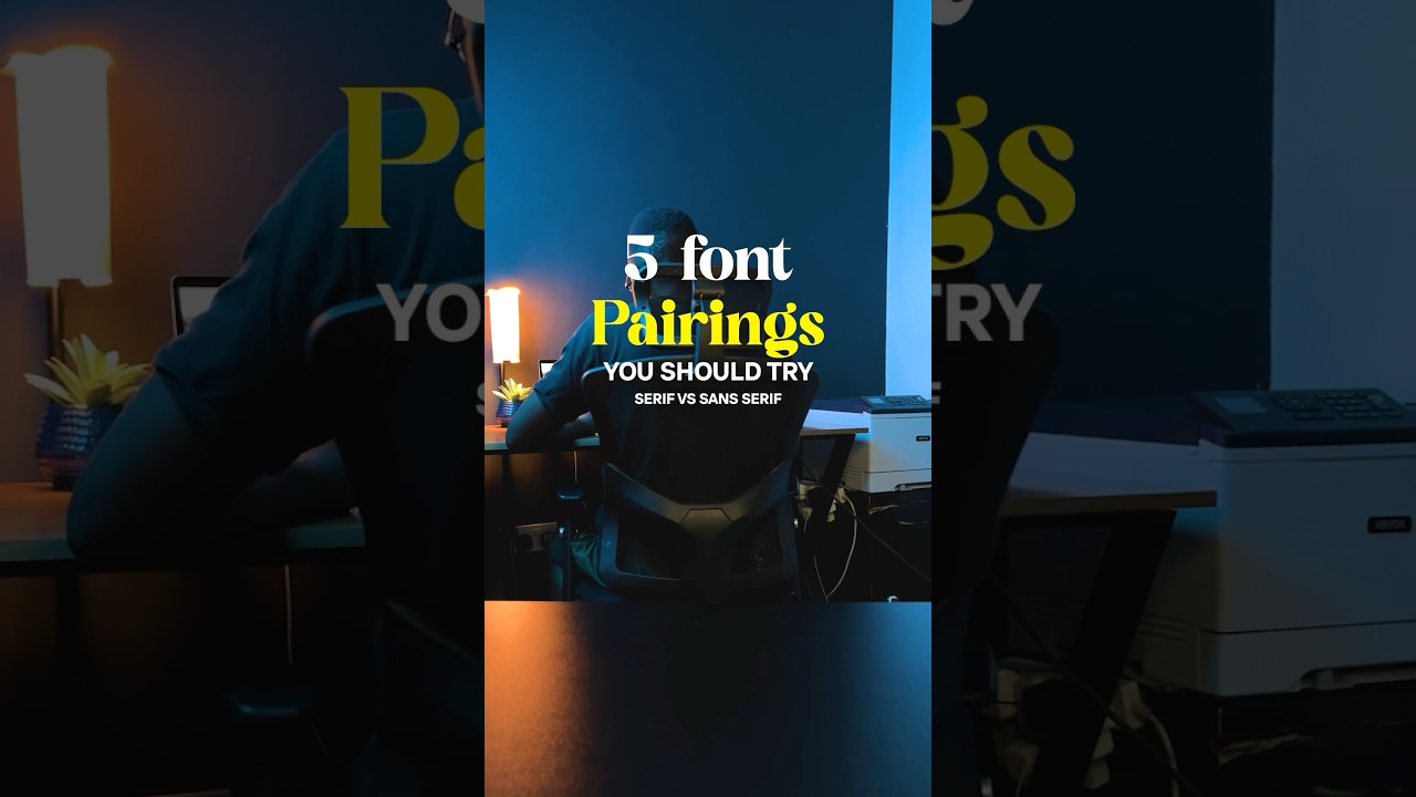 Here are 5 serif and sans swrif font pairings you should try in your next #graphicdesign project