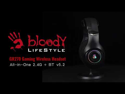 A4Tech Bloody GR270 Virtual 7.1 RGB Wireless USB Black A4Tech Bloody GR270 Virtual 7.1 RGB Wireless USB Black