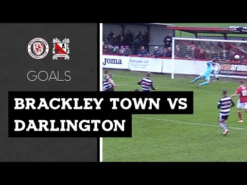 Goals: Brackley Town v Darlington
