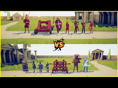 MEDIEVAL TEAM vs ANCIENT TEAM 🔥 |  TABS - Totally Accurate Battle Simulator