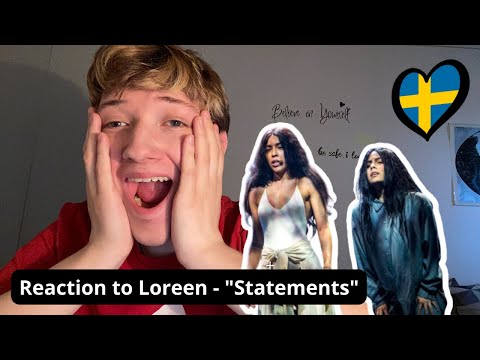 FIRST time REACTION to Loreen - "Statements" // Melodifestivalen 2017 // Better than "Tattoo"?