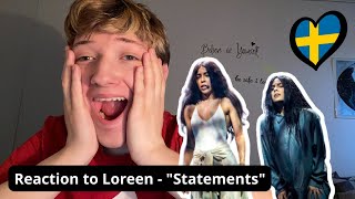 FIRST time REACTION to Loreen - &quot;Statements&quot; // Melodifestivalen 2017 // Better than &quot;Tattoo&quot;?