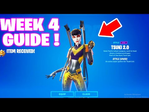 Fortnite All Week 4 Quests Guide - Week 4 Challenges