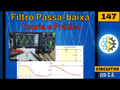 Aula 147 – Filtro Passa-baixa - Análise teórica e experimental