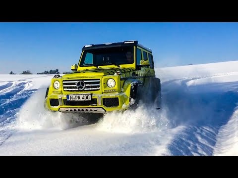 Mercedes Benz G500 4x4² Snow-Action by Auto Zitzmann