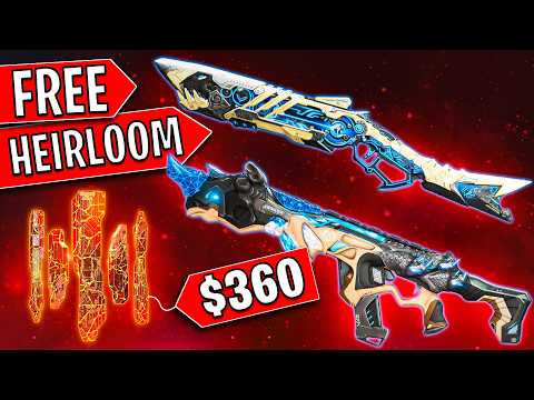 Unlocking the TWO NEW $360 HEIRLOOMS + SHARDS & PAY-TO-WIN Skins FOR FREE!