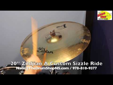 Zildjian A Custom Sizzle Ride 20'' - The Drum Shop North Shore