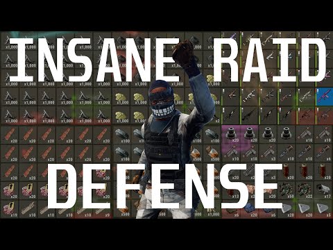 My Most INSANE Raid DEFENSE In 7000 Hours - Force Wipe Rust