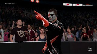 WWE 2K16: Finn Balor vs Stardust Extreme Rules Match Gameplay Video