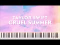 CRUEL SUMMER - TAYLOR SWIFT | Easy | Piano Cover/ Tutorial