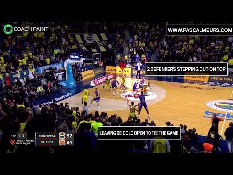 Game-tying SLOB tip-in play of Coach Obradovic in EuroLeague