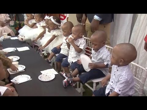 Nonuplets celebrate second birthday in Mali.