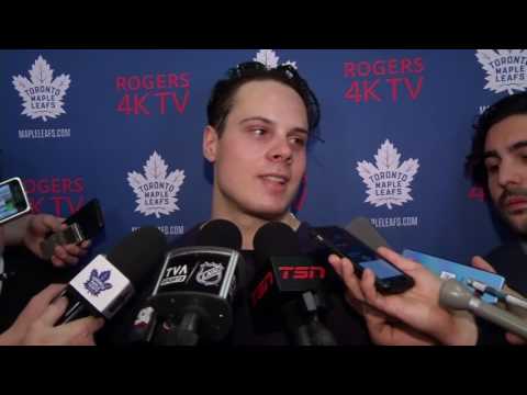 Maple Leafs Post-Game: Auston Matthews - October 12, 2016