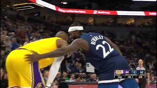 Pat Bev flexes on LeBron and gives him a tap on the butt